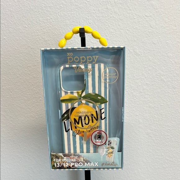 XO Poppy Limone 🍋 iPhone Case - Picture 1 of 5